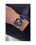 Guess Third Gear Analog Blue Dial Blue Rubber Strap Watch for Men - GW0334G3 Authentic Buy Shop Now