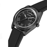 Guess Connoisseur Black Dial Black Leather Strap Watch For Men - GW0353G1 Authentic Buy Shop Now