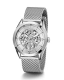 Guess Tailor Multifunction Silver Dial Silver Mesh Bracelet Watch for Men - GW0368G1 Authentic Buy Shop Now
