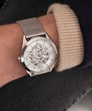 Guess Tailor Multifunction Silver Dial Silver Mesh Bracelet Watch for Men - GW0368G1 Authentic Buy Shop Now