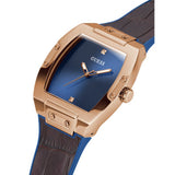 Guess Phoenix Blue Dial Brown Leather Strap Watch for Men - GW0386G2 Authentic Buy Shop Now