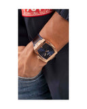 Guess Phoenix Blue Dial Brown Leather Strap Watch for Men - GW0386G2 Authentic Buy Shop Now