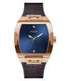Guess Phoenix Blue Dial Brown Leather Strap Watch for Men - GW0386G2 Authentic Buy Shop Now