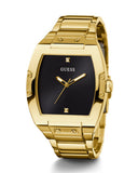 Guess Phoenix Black Dial Gold Steel Strap Watch for Men - GW0387G2 Authentic Buy Shop Now