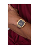 Guess Phoenix Black Dial Gold Steel Strap Watch for Men - GW0387G2 Authentic Buy Shop Now
