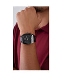 Guess Trend Black Dial Black Steel Strap Watch for Men - GW0387G3 Authentic Buy Shop Now