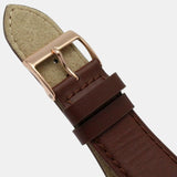 Guess Tailor Analog Blue Dial Brown Leather Strap Watch for Men - GW0389G3 Authentic Buy Shop Now