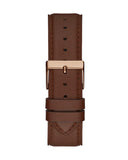 Guess Tailor Analog Blue Dial Brown Leather Strap Watch for Men - GW0389G3 Authentic Buy Shop Now
