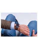 Guess Tailor Analog Blue Dial Brown Leather Strap Watch for Men - GW0389G3 Authentic Buy Shop Now