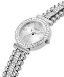 Guess Gala Diamonds Silver Dial Silver Steel Strap Watch for Women - GW0401L1 Authentic Buy Shop Now