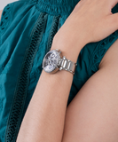 Guess Solstice Diamonds Silver Dial Silver Steel Strap Watch for Women - GW0403L1 Authentic Buy Shop Now