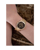 Guess Night Life Diamonds Black Dial Gold Steel Strap Watch for Women - GW0405L2 Authentic Buy Shop Now