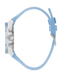 Guess Athena Active Life Clear White Dial Blue Rubber Strap Watch for Women - GW0409L1 Authentic Buy Shop Now