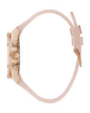 Guess Athena Rose Gold Dial Rose Gold Rubber Strap Watch for Women - GW0409L3 Authentic Buy Shop Now