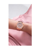 Guess Athena Rose Gold Dial Rose Gold Rubber Strap Watch for Women - GW0409L3 Authentic Buy Shop Now