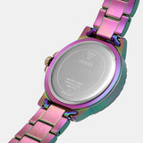 Guess Crown Jewel Diamonds Purple Dial Purple Steel Strap Watch for Women - GW0410L4 Authentic Buy Shop Now