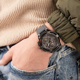 Guess Matrix Multifunction Grey Dial Grey Rubber Strap Watch for Men - GW0423G3 Authentic Buy Shop Now