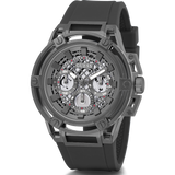 Guess Matrix Multifunction Grey Dial Grey Rubber Strap Watch for Men - GW0423G3 Authentic Buy Shop Now