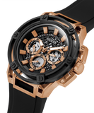 Guess Matrix Multifunction Black Dial Black Rubber Strap Watch For Men - GW0423G5 Authentic Buy Shop Now