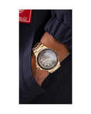 Guess Track Grey Dial Gold Steel Strap Watch for Men - GW0426G2 Authentic Buy Shop Now