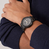 Guess Track Black Dial Black Steel Strap Watch for Men - GW0426G3 Authentic Buy Shop Now