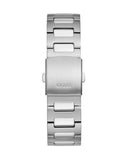 Guess Scope Black Dial Silver Steel Strap Watch for Men - GW0454G1 Authentic Buy Shop Now