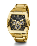 Guess Phoenix Multi Function Black Dial Gold Steel Strap Watch for Men - GW0456G1 Authentic Buy Shop Now