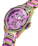 Guess Queen Multicolor Dial Multicolor Steel Strap Watch For Women - GW0464L4 Authentic Buy Shop Now