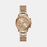 Guess Cosmic Chronograph Rose Gold Dial Rose Gold Steel Strap Watch for Women - GW0465L2 Authentic Buy Shop Now