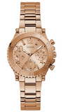 Guess Cosmic Chronograph Rose Gold Dial Rose Gold Steel Strap Watch for Women - GW0465L2 Authentic Buy Shop Now
