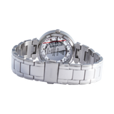 Guess Night Life Clear Silver Dial Silver Steel Strap Watch for Women - GW0470L1 Authentic Buy Shop Now