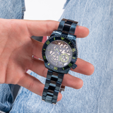 Guess Axle Multifunction Navy Blue Dial Blue Steel Strap Watch For Men - GW0488G4 Authentic Buy Shop Now