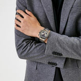 Guess Empire Quartz Black Dial Silver Steel Strap Watch For Men - GW0489G1 Authentic Buy Shop Now