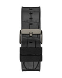 Guess Edge Chronograph Black Dial Black Leather Strap Watch For Men - GW0492G1 Authentic Buy Shop Now