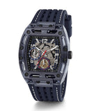 Guess Phoenix Chronograph Black Dial Black Rubber Strap Watch for Men - GW0499G1 Authentic Buy Shop Now