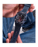 Guess Phoenix Chronograph Black Dial Black Rubber Strap Watch for Men - GW0499G1 Authentic Buy Shop Now