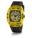 Guess Phoenix Chronograph Black Dial Black Rubber Strap Watch for Men - GW0499G2 Authentic Buy Shop Now