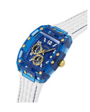 Guess Phoenix Multifunction Blue Dial White Rubber Strap Watch for Men - GW0499G6 Authentic Buy Shop Now