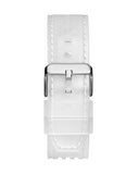Guess Phoenix Quartz Burgundy Dial Transparent Silicone Strap Watch For Men - GW0499G9 Authentic Buy Shop Now