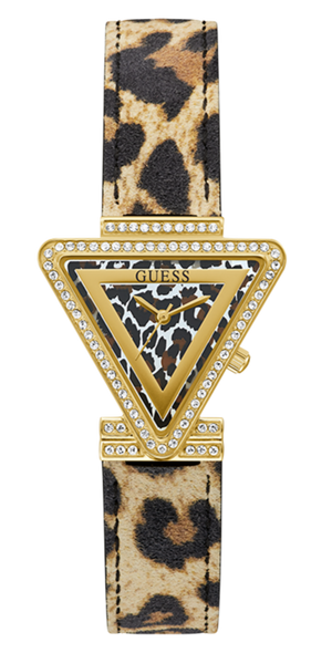 Guess Fame Quartz Animal Print Dial Multicolor Leather Strap Watch For Women - GW0504L3 Authentic Buy Shop Now