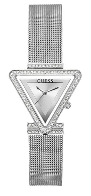 Guess Quartz Silver Dial Silver Mesh Strap Watch For Women - GW050L1 Authentic Buy Shop Now