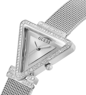 Guess Quartz Silver Dial Silver Mesh Strap Watch For Women - GW050L1 Authentic Buy Shop Now