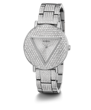 Guess Trend Diamonds Silver Dial Silver Steel Strap Watch for Women - GW0512L1 Authentic Buy Shop Now