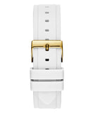 Guess Multifunction Gold Dial White Rubber Strap Watch for Women - GW0519L2 Authentic Buy Shop Now