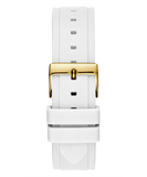 Guess Multifunction Gold Dial White Rubber Strap Watch for Women - GW0519L2 Authentic Buy Shop Now