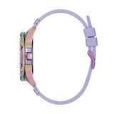 Guess Queen Quartz Purple Dial Purple Silicone Strap Watch For Women - GW0536L4 Authentic Buy Shop Now