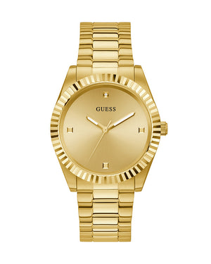 Guess Connoisseur Analog Gold Dial Gold Steel Strap Watch For Men - GW0542G2 Authentic Buy Shop Now