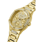 Guess Duchess Quartz Gold Dial Gold Steel Strap Watch For Women - GW0558L2 Authentic Buy Shop Now