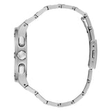 Guess Headline Quartz Green Dial Silver Steel Strap Watch For Men - GW0572G6 Authentic Buy Shop Now