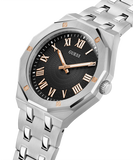 Guess Asset Quartz Black Dial Silver Steel Strap Watch For Men - GW0575G1 Authentic Buy Shop Now